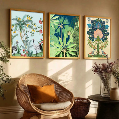 Madhubani  Wall  Art Paintings for Living Room - Wall Poster With frames