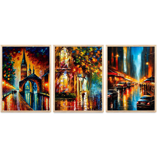 Modern  Wall Art Paintings for Living Room - Wall Poster With frames