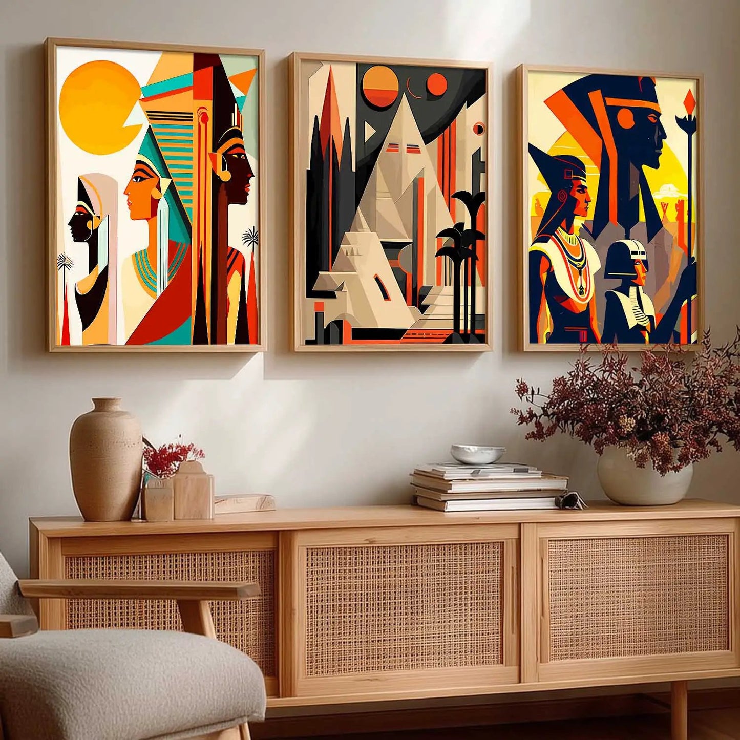 Modern  Wall  Art Paintings for Living Room - Wall Poster With frames