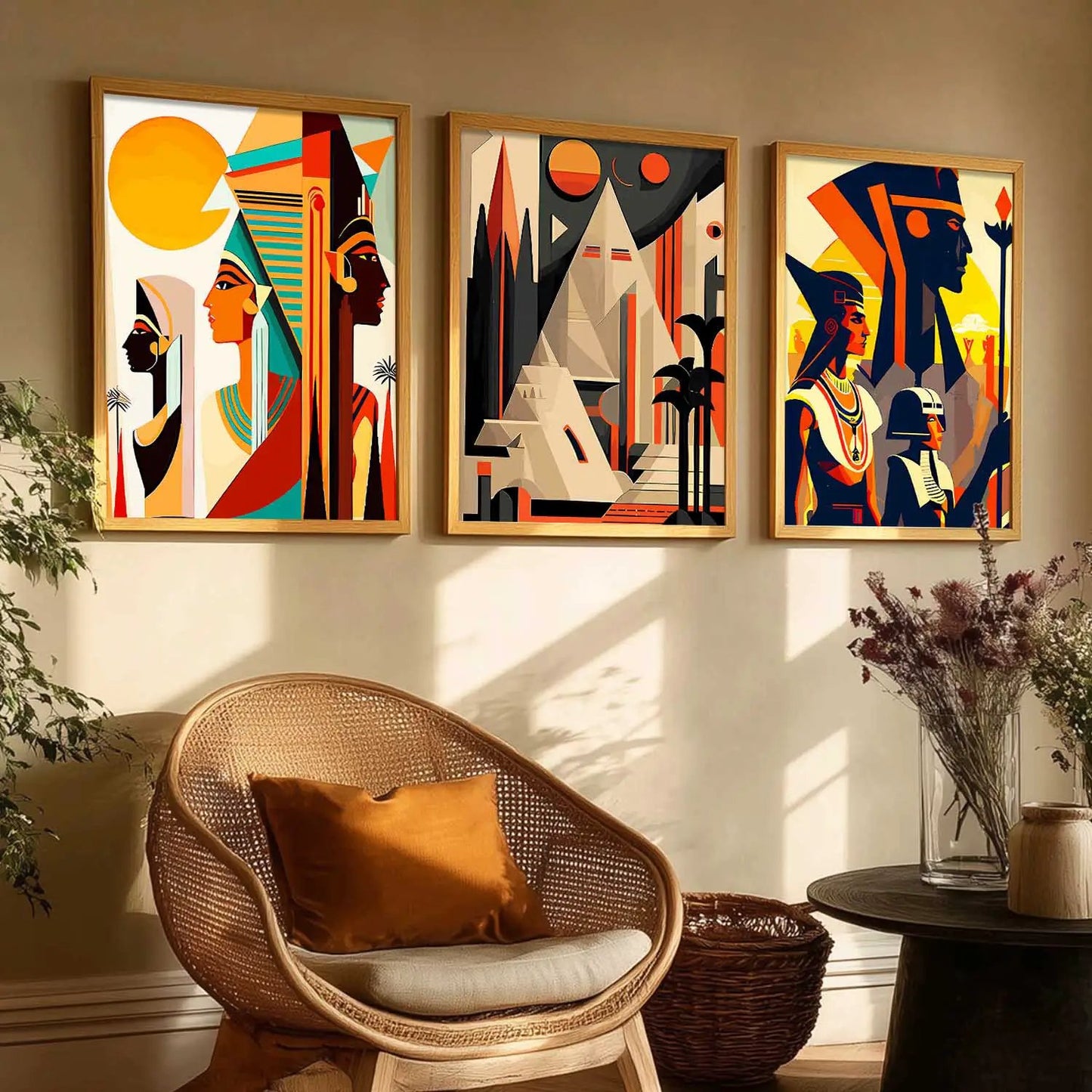 Modern  Wall  Art Paintings for Living Room - Wall Poster With frames