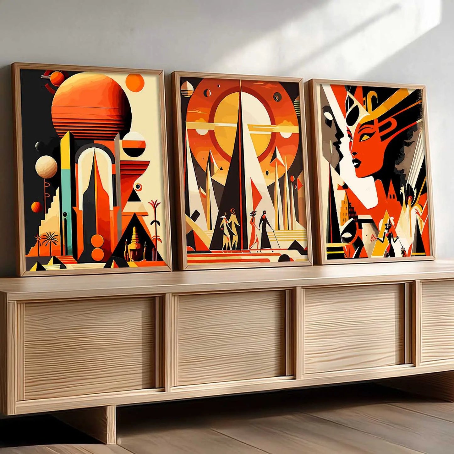 Modern  Wall Art Paintings for Living Room - Wall Poster With frames