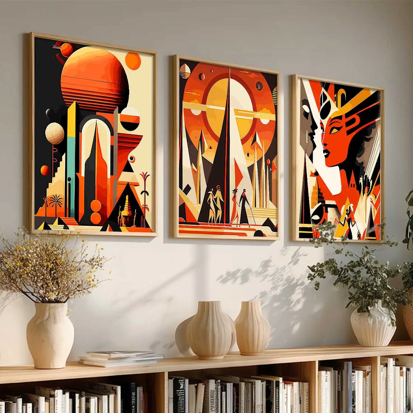 Modern  Wall Art Paintings for Living Room - Wall Poster With frames