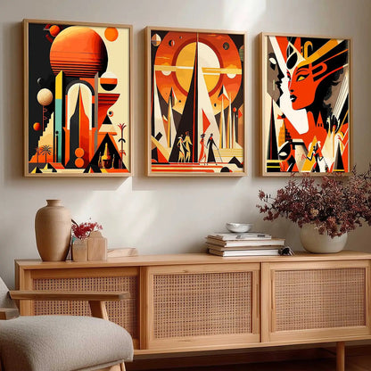 Modern  Wall Art Paintings for Living Room - Wall Poster With frames