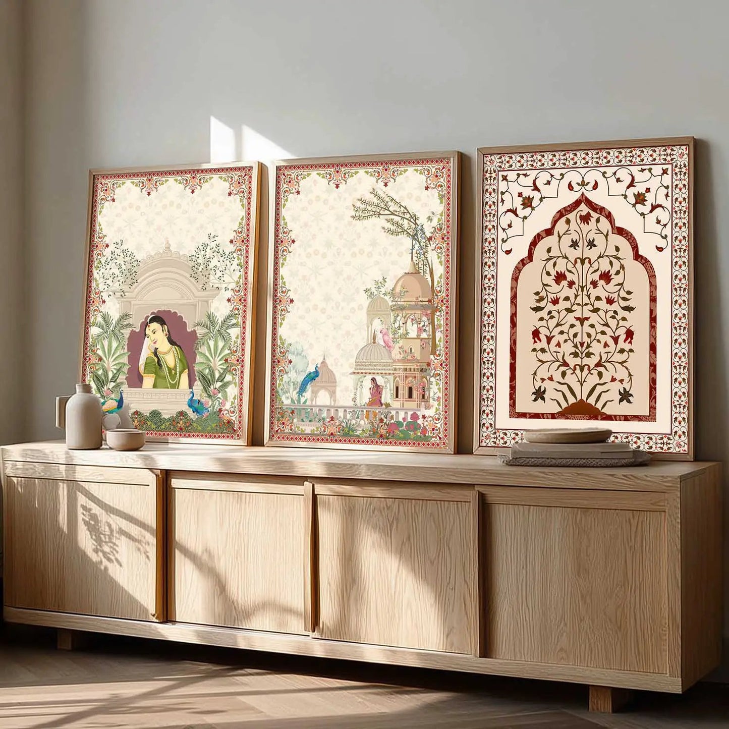 Madhubani    Wall Art Paintings for Living Room - Wall Poster With frames