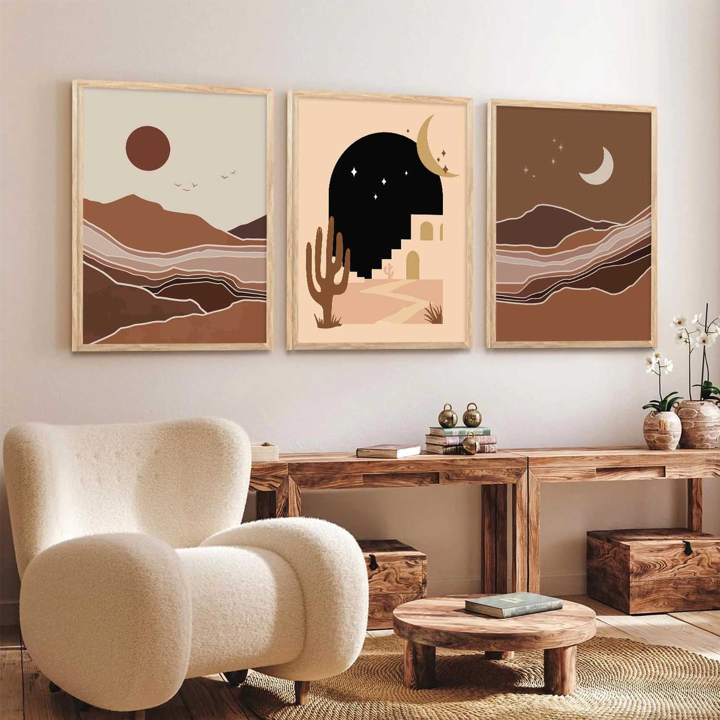 Modern Wall Art Paintings for Living Room - Wall Poster With frames