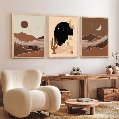 Modern Wall Art Paintings for Living Room - Wall Poster With frames