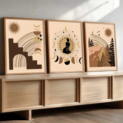 Modern  Wall Art Paintings for Living Room - Wall Poster With frames