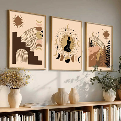 Modern  Wall Art Paintings for Living Room - Wall Poster With frames