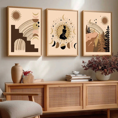 Modern  Wall Art Paintings for Living Room - Wall Poster With frames