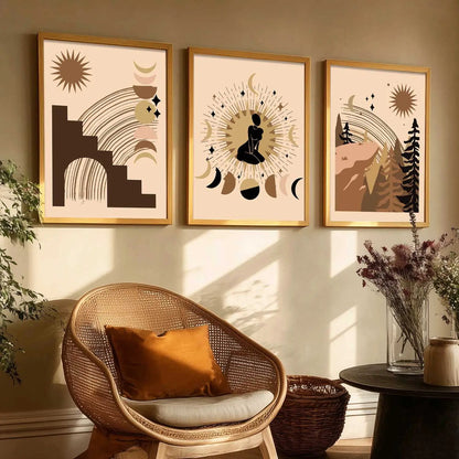 Modern  Wall Art Paintings for Living Room - Wall Poster With frames