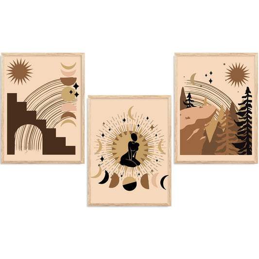 Modern  Wall Art Paintings for Living Room - Wall Poster With frames