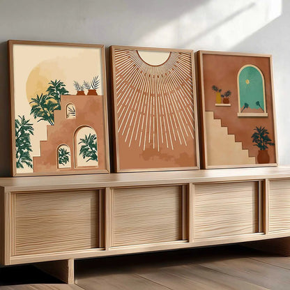 Modern Wall Art Paintings for Living Room - Wall Poster With frames