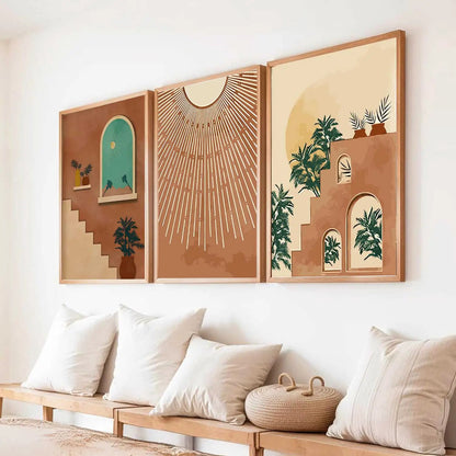 Modern Wall Art Paintings for Living Room - Wall Poster With frames