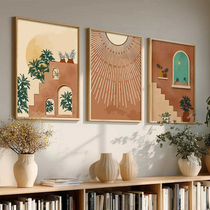 Modern Wall Art Paintings for Living Room - Wall Poster With frames