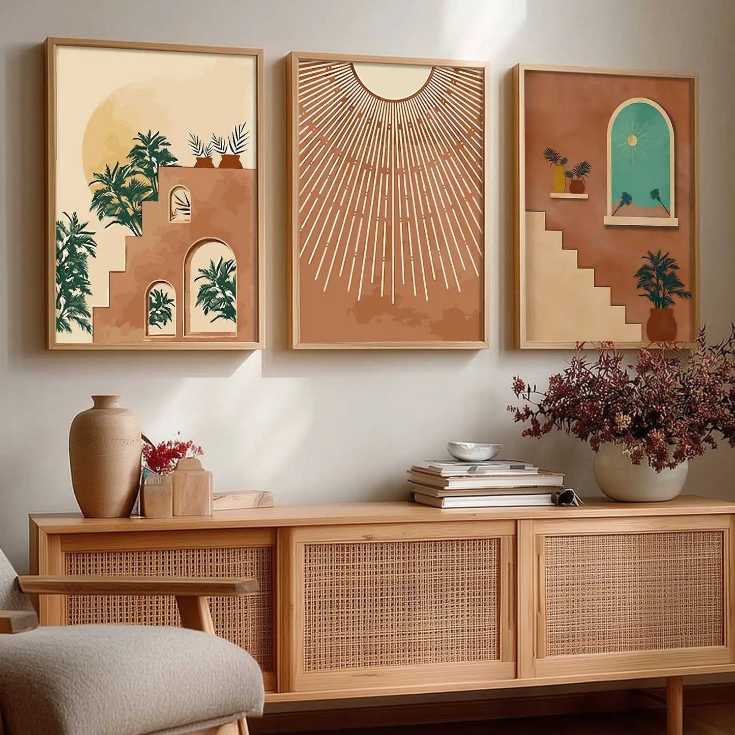 Modern Wall Art Paintings for Living Room - Wall Poster With frames