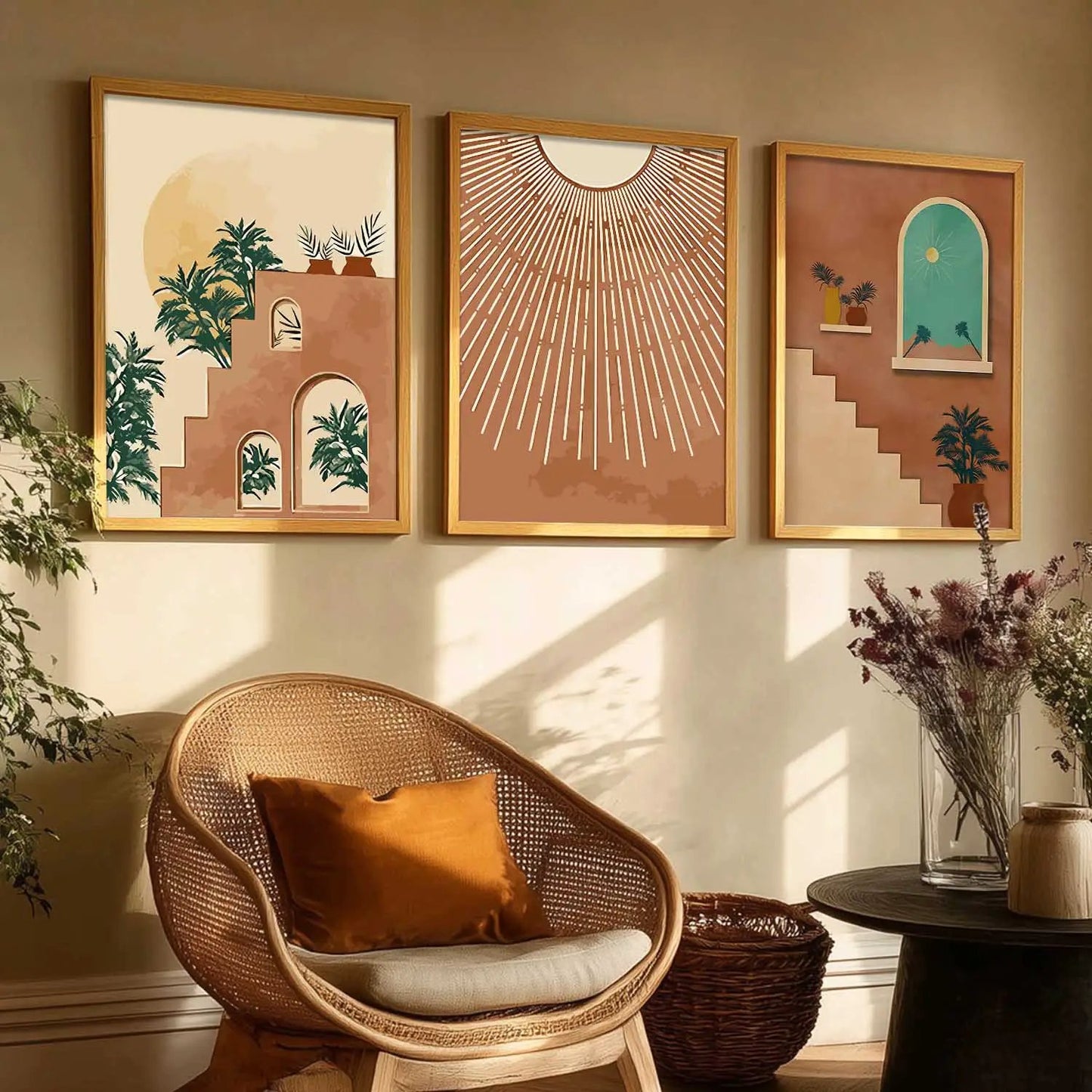 Modern Wall Art Paintings for Living Room - Wall Poster With frames