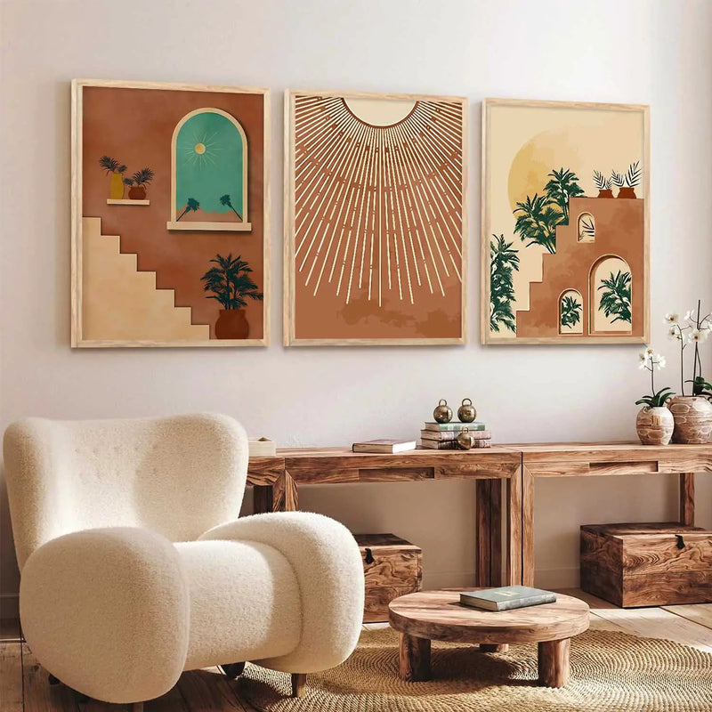 Modern Wall Art Paintings for Living Room - Wall Poster With frames