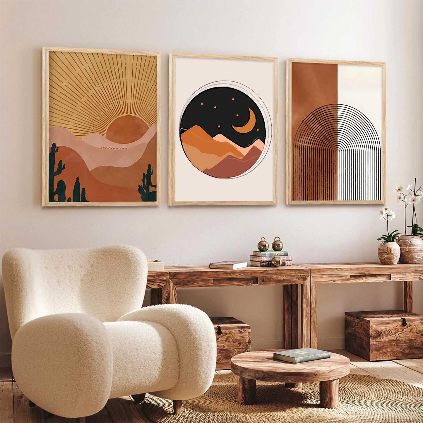 Modern  Wall Art Paintings for Living Room - Wall Poster With frames