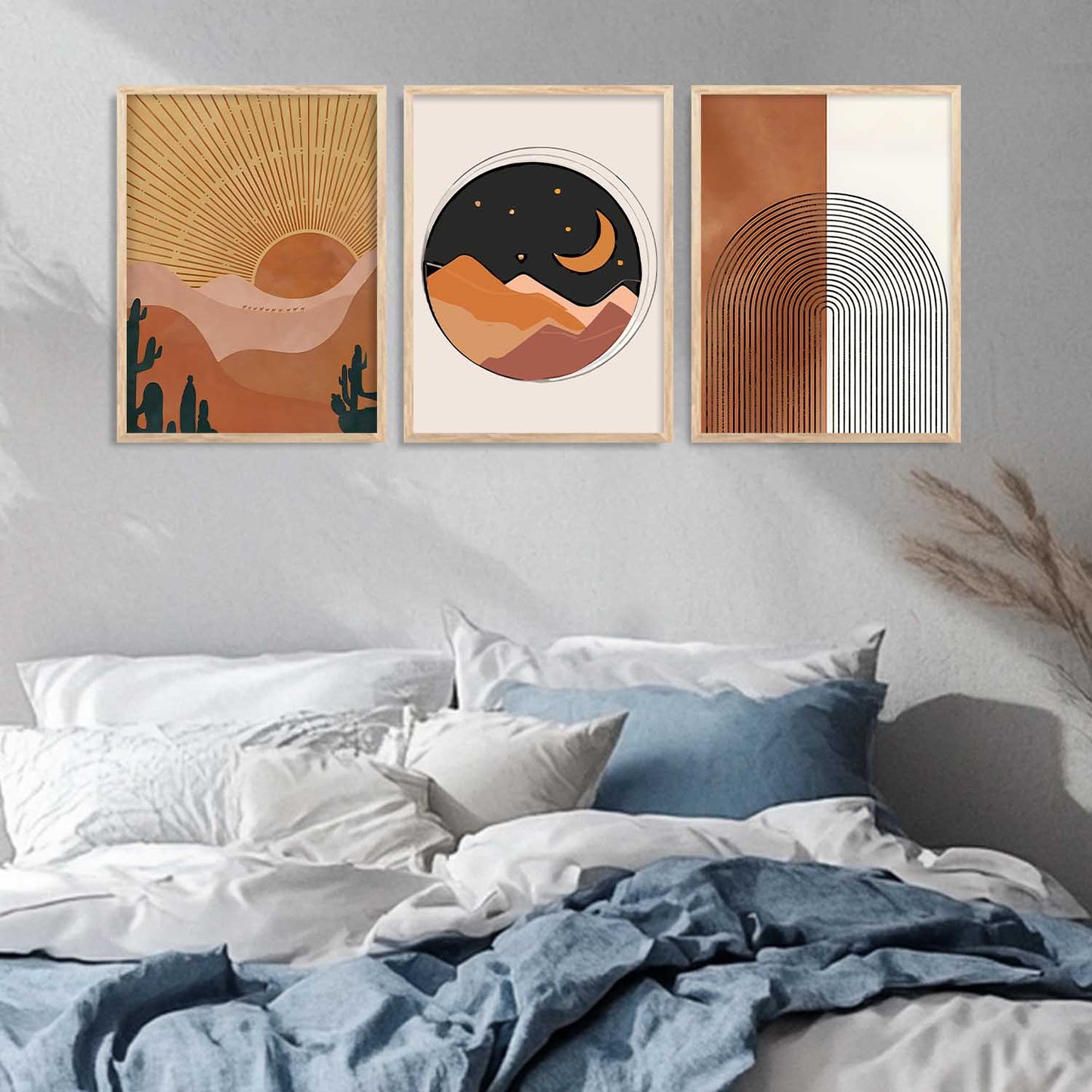 Modern  Wall Art Paintings for Living Room - Wall Poster With frames