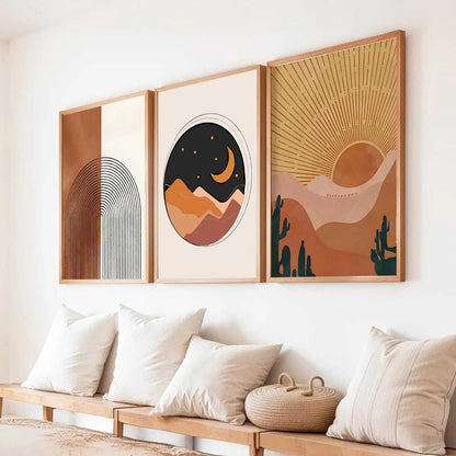 Modern  Wall Art Paintings for Living Room - Wall Poster With frames