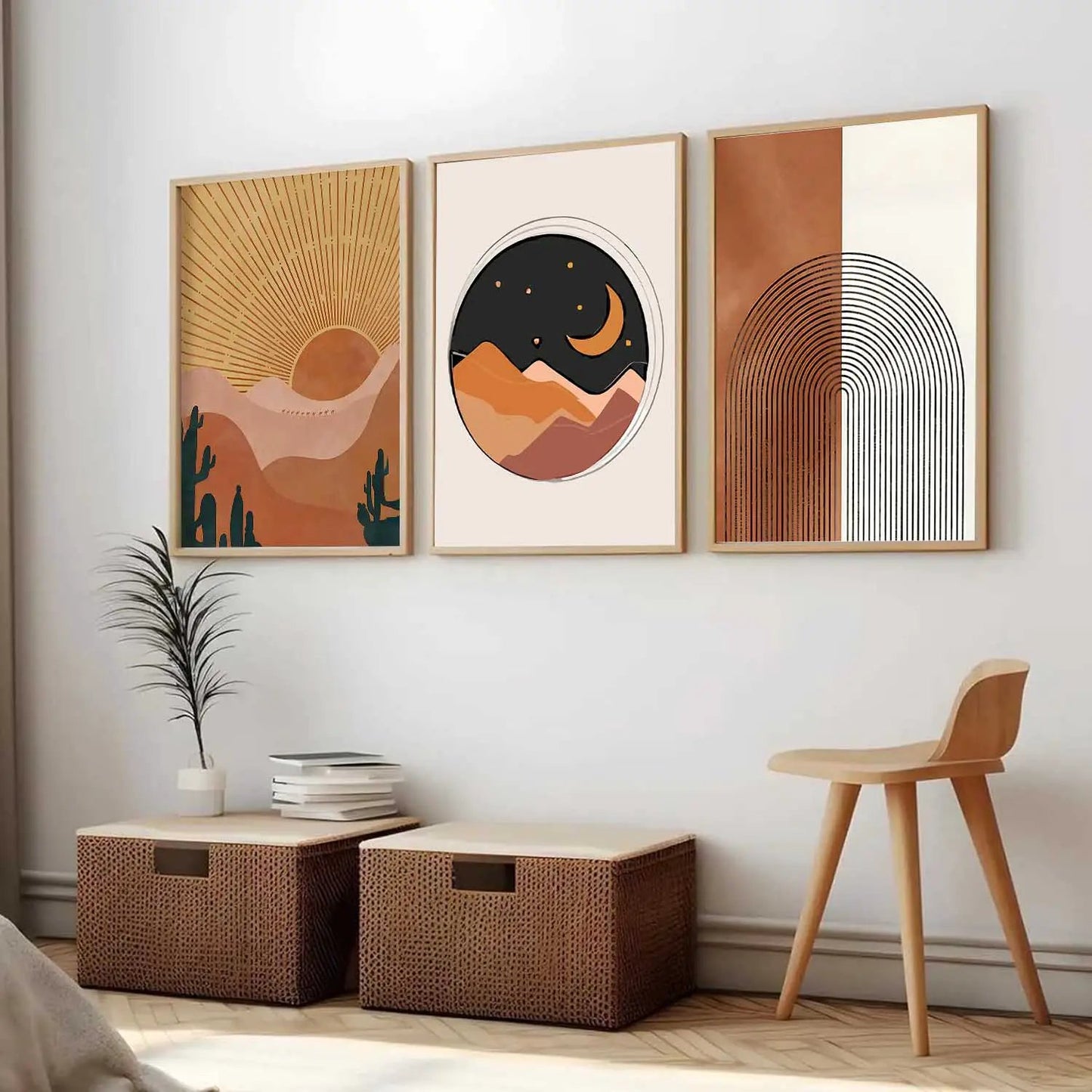 Modern  Wall Art Paintings for Living Room - Wall Poster With frames