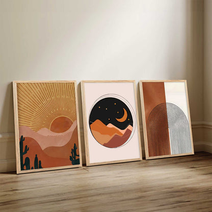 Modern  Wall Art Paintings for Living Room - Wall Poster With frames