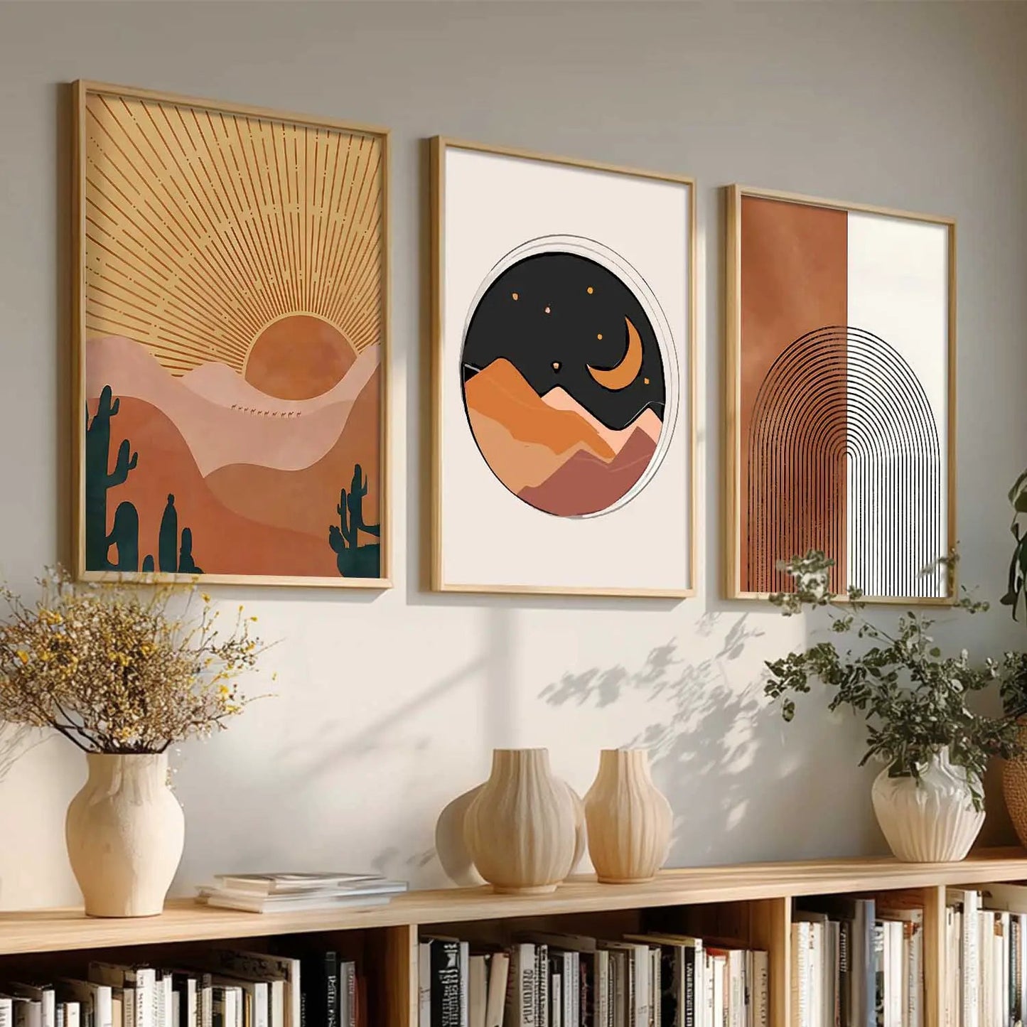 Modern  Wall Art Paintings for Living Room - Wall Poster With frames