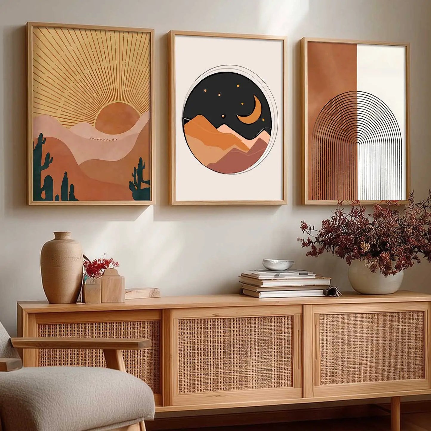 Modern  Wall Art Paintings for Living Room - Wall Poster With frames