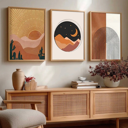 Modern  Wall Art Paintings for Living Room - Wall Poster With frames