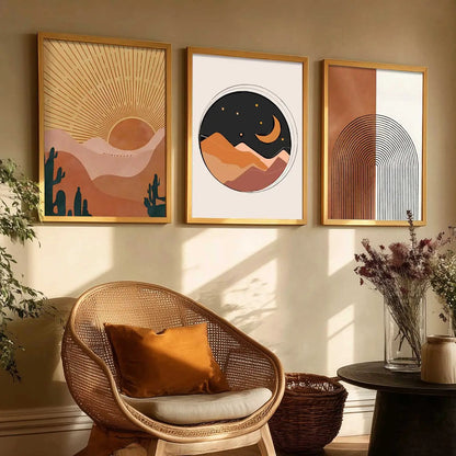 Modern  Wall Art Paintings for Living Room - Wall Poster With frames