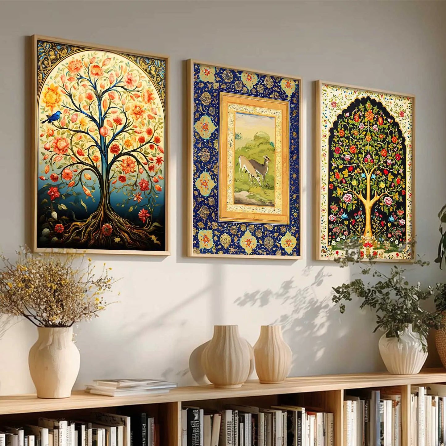 Traditional  Wall  Art Paintings for Living Room - Wall Poster With frames