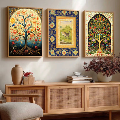 Traditional  Wall  Art Paintings for Living Room - Wall Poster With frames