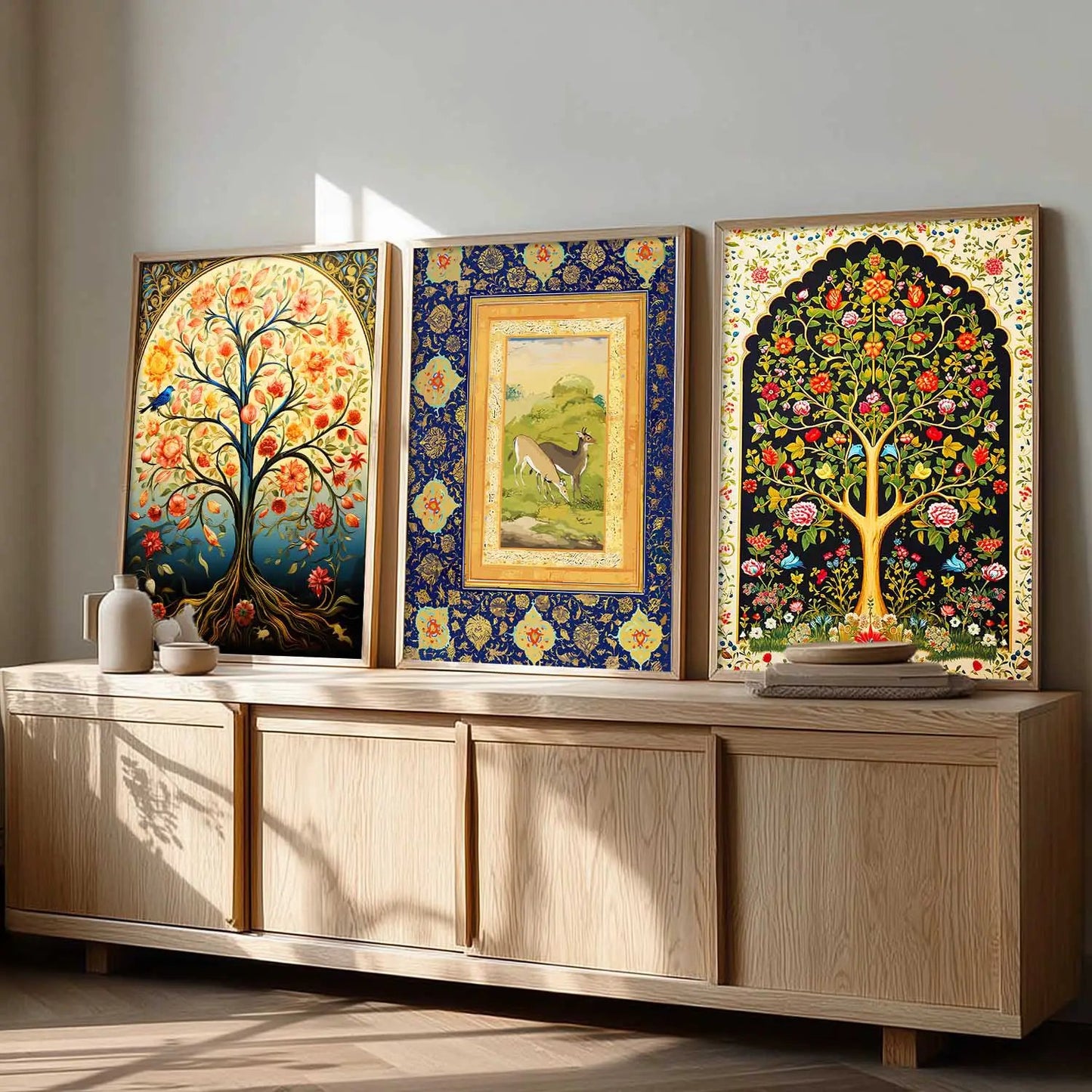 Traditional  Wall  Art Paintings for Living Room - Wall Poster With frames