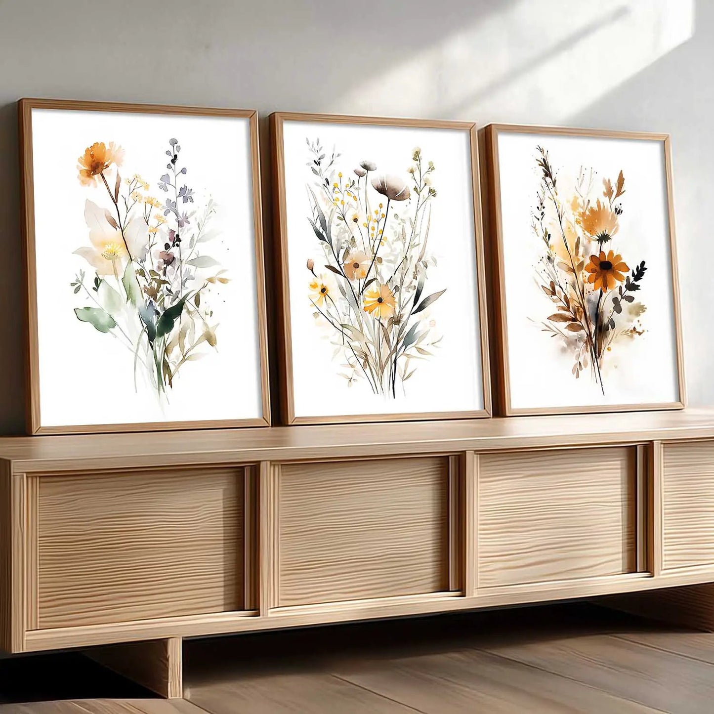 Floral  Wall Art Paintings for Living Room - Wall Poster With frames