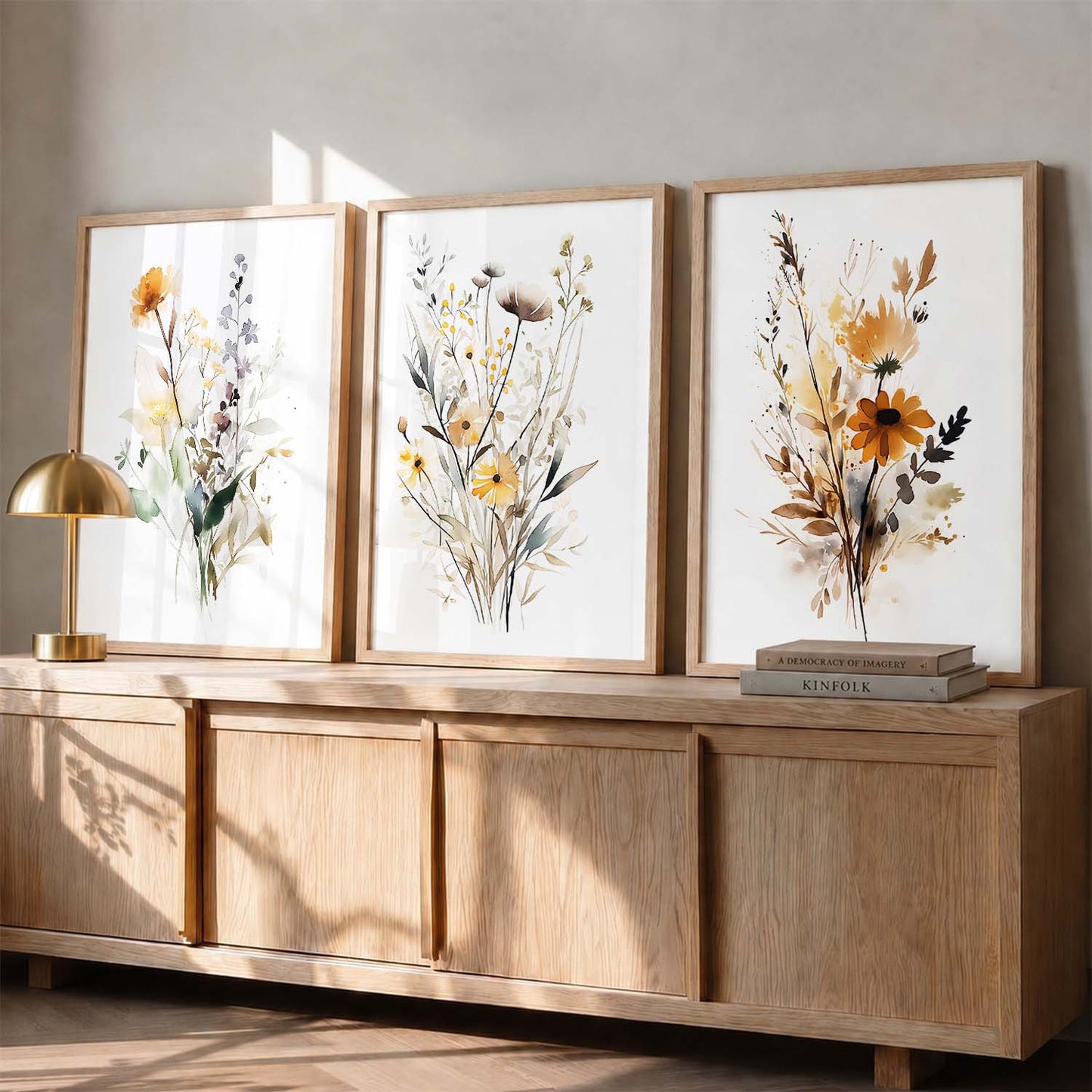 Floral  Wall Art Paintings for Living Room - Wall Poster With frames