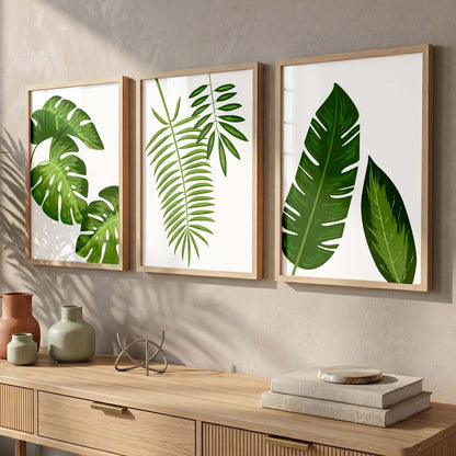 Nature Inspired Wall Posters with Frame for Home Decor
