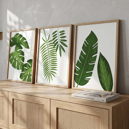 Nature Inspired Wall Posters with Frame for Home Decor