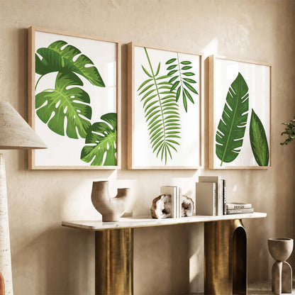 Nature Inspired Wall Posters with Frame for Home Decor