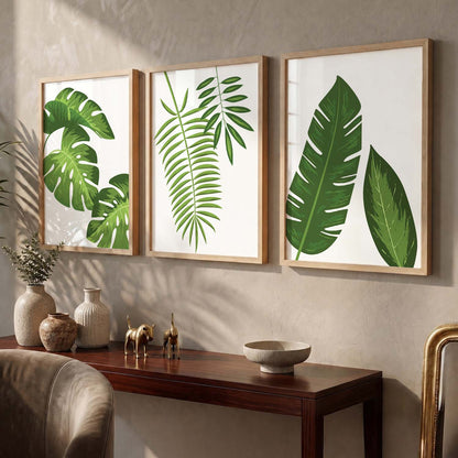Nature Inspired Wall Posters with Frame for Home Decor