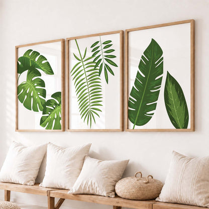 Nature Inspired Wall Posters with Frame for Home Decor