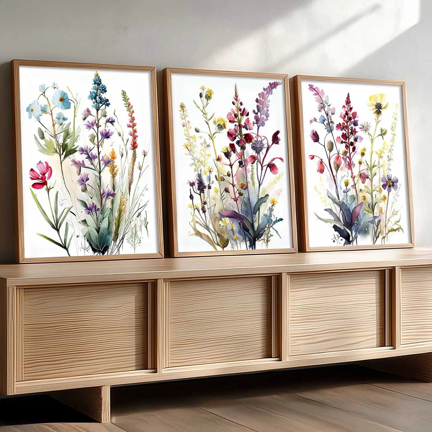 Floral  Wall  Art Paintings for Living Room - Wall Poster With frames
