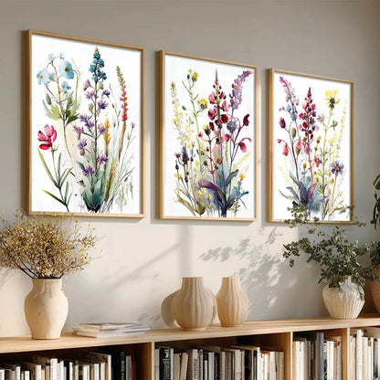 Floral  Wall  Art Paintings for Living Room - Wall Poster With frames