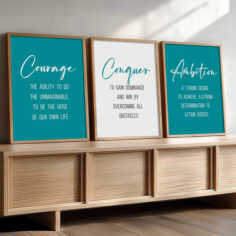Motivational Wall Art Paintings for Living Room - Wall Poster With frames by Kotart store