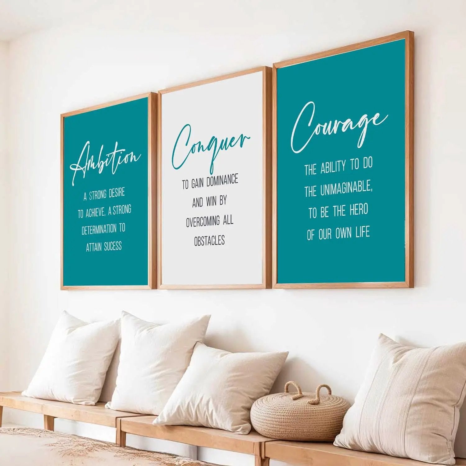 Motivational Wall Art Paintings for Living Room - Wall Poster With frames by Kotart store