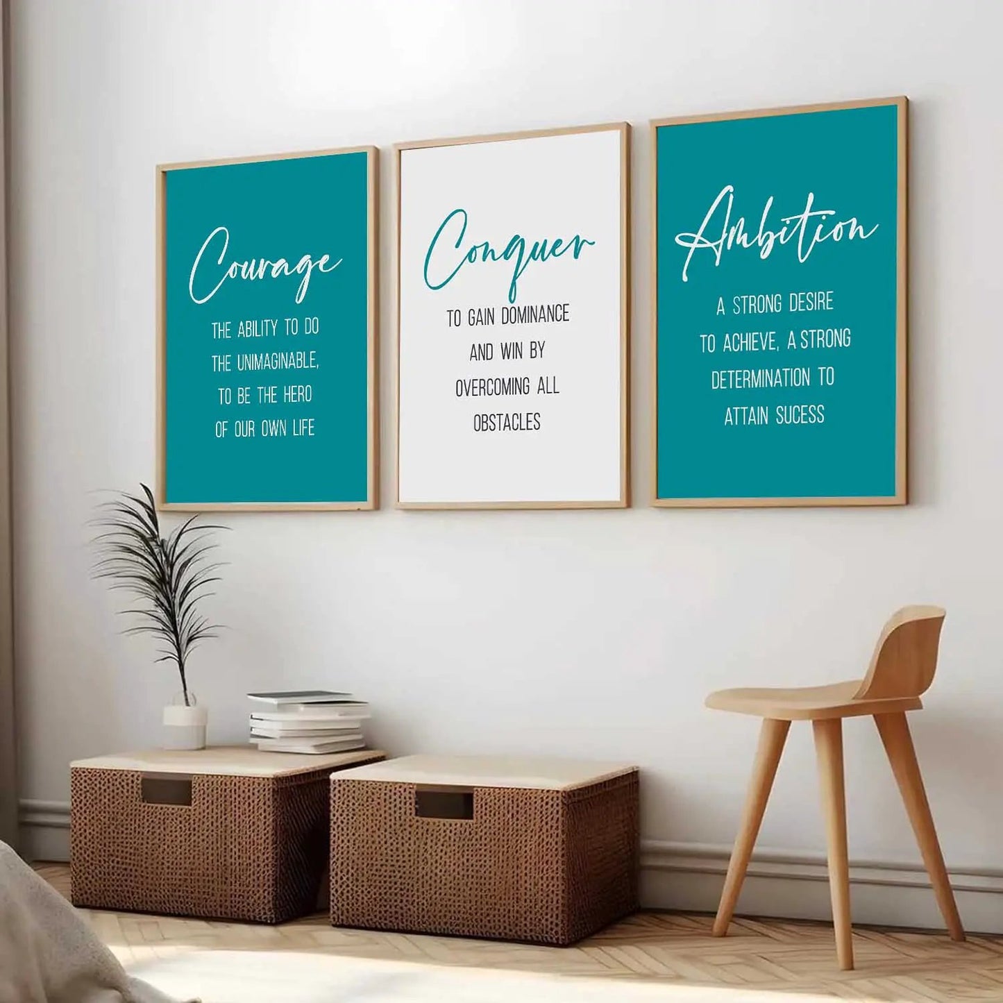 Motivational Wall Art Paintings for Living Room - Wall Poster With frames by Kotart store