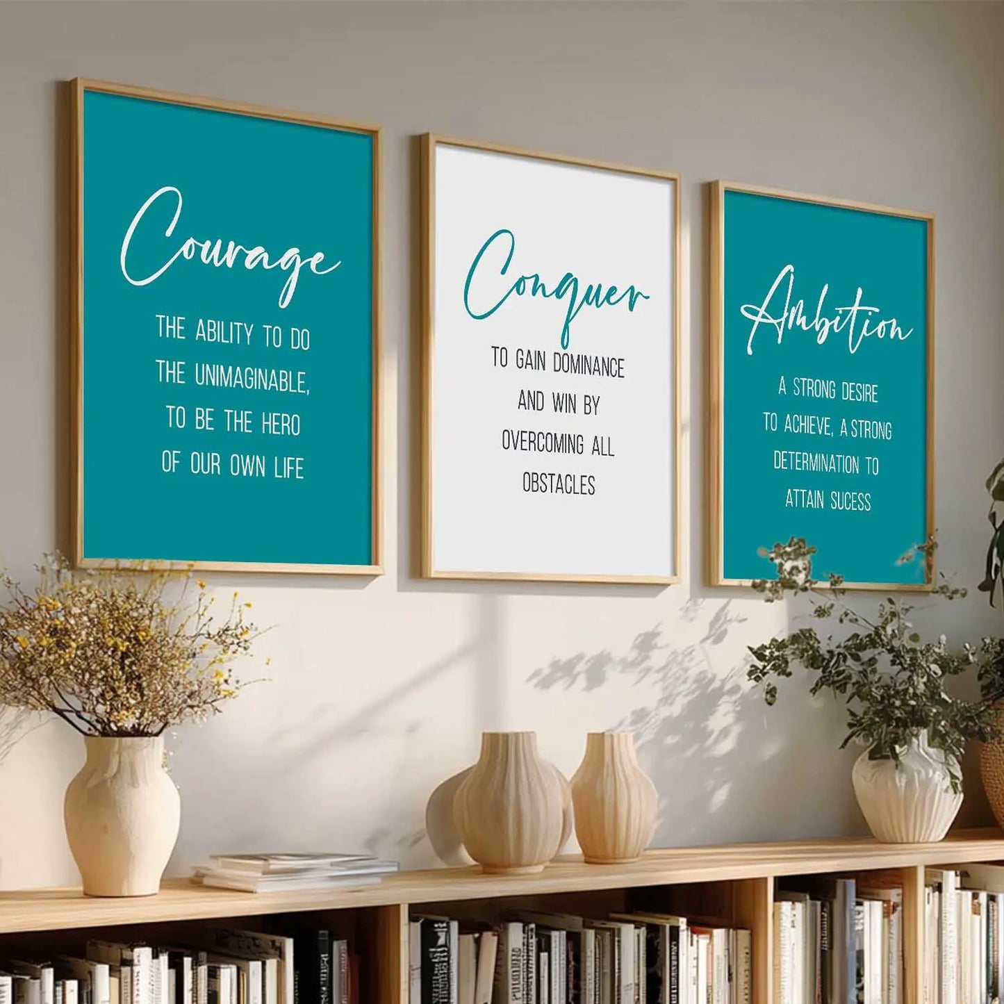 Motivational Wall Art Paintings for Living Room - Wall Poster With frames by Kotart store