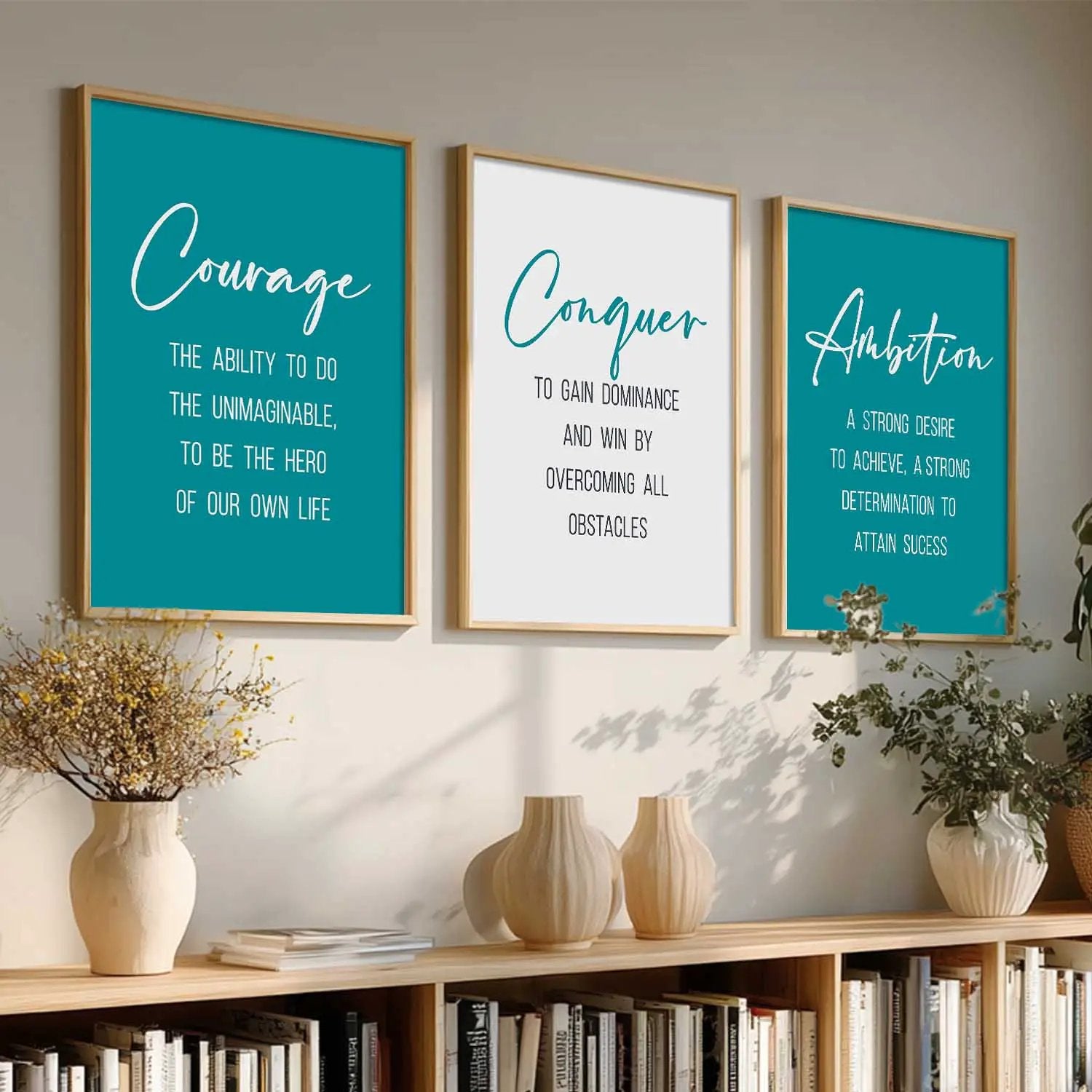 Motivational Wall Art Paintings for Living Room - Wall Poster With frames by Kotart store