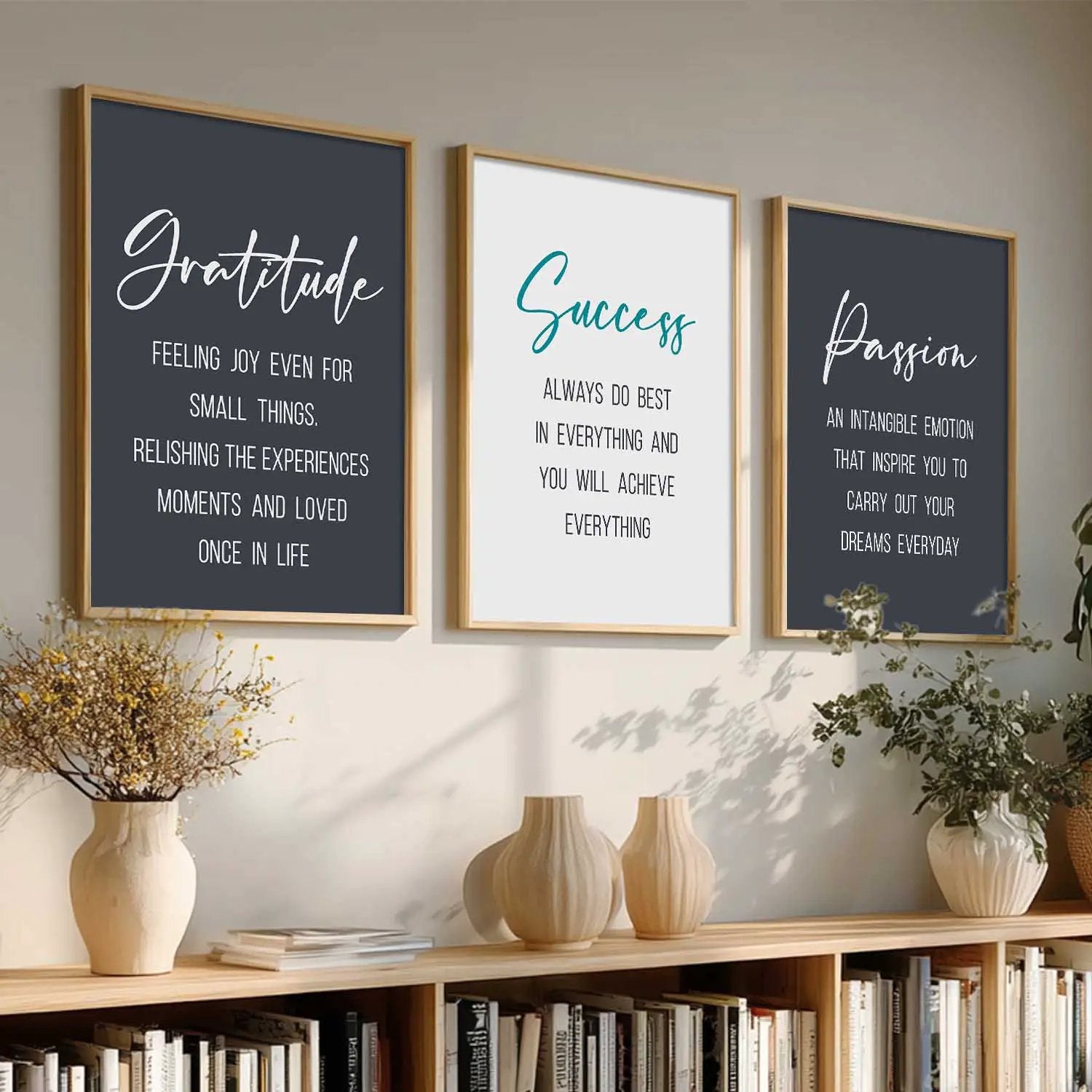 Motivational Wall Art Paintings for Living Room - Wall Poster With frames by Kotart store