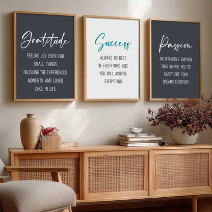 Motivational Wall Art Paintings for Living Room - Wall Poster With frames by Kotart store