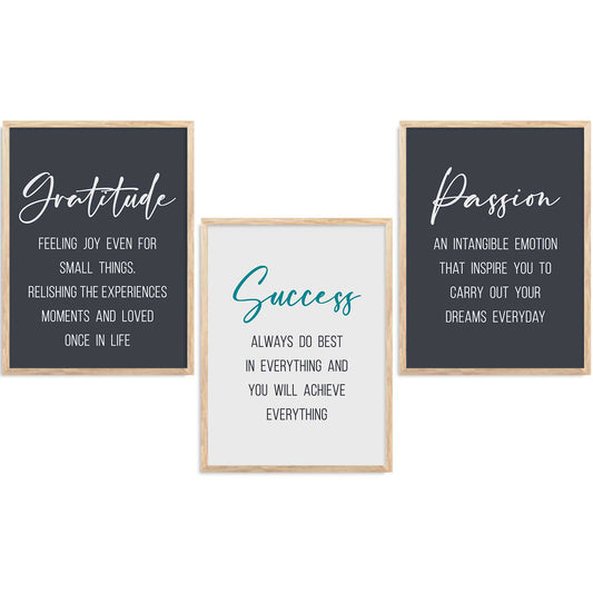 Motivational   Wall  Art Paintings for Living Room - Wall Poster With frames